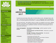 Tablet Screenshot of admincamp.de